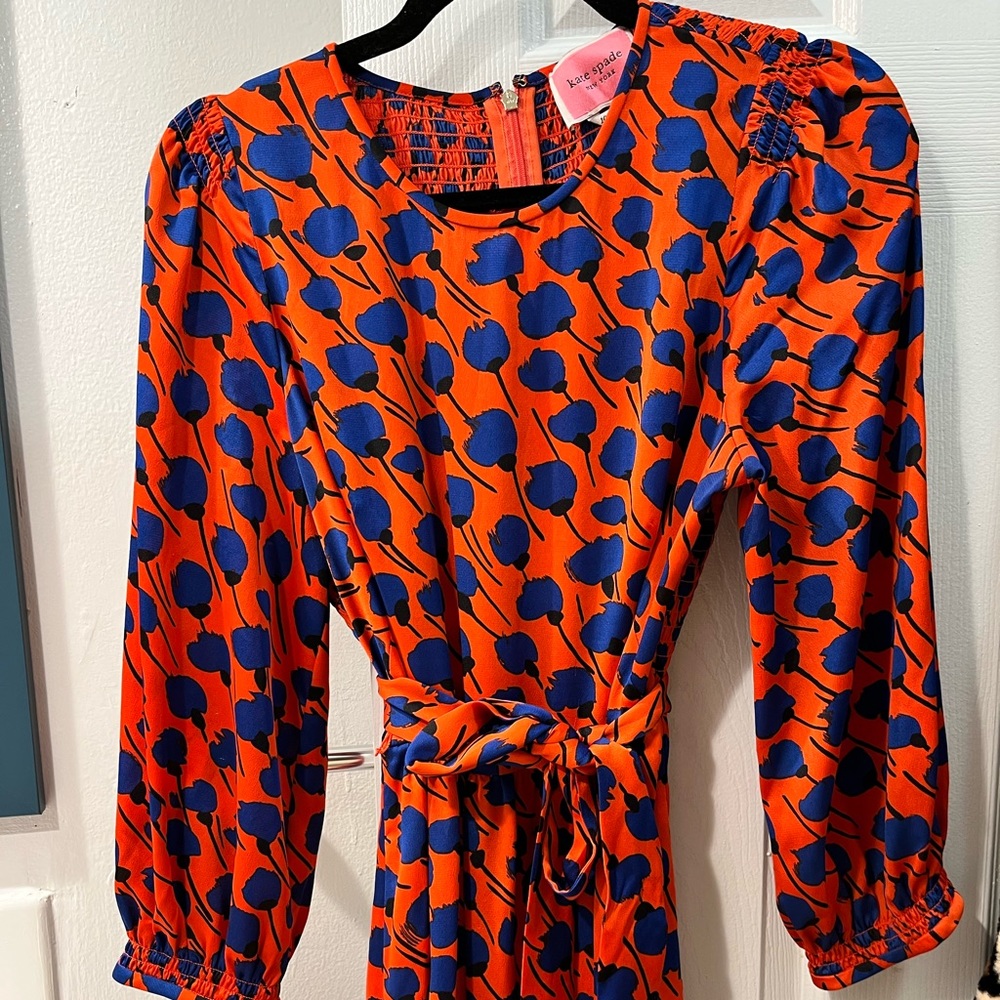 Kate Spade Floral MIDI Dress